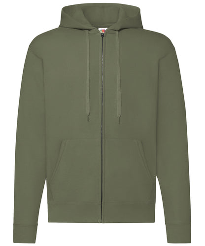Fruit of the Loom Classic 80/20 hooded sweatshirt jacket