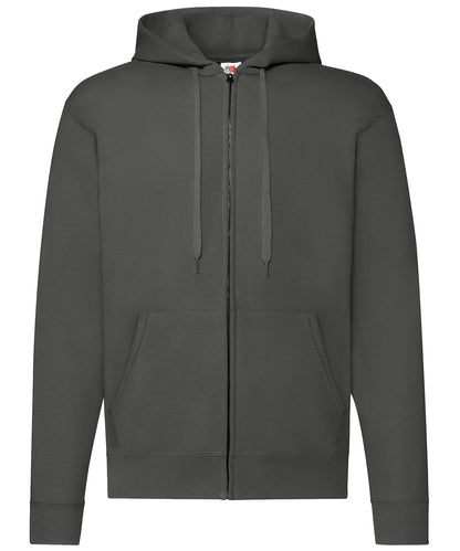 Fruit of the Loom Classic 80/20 hooded sweatshirt jacket