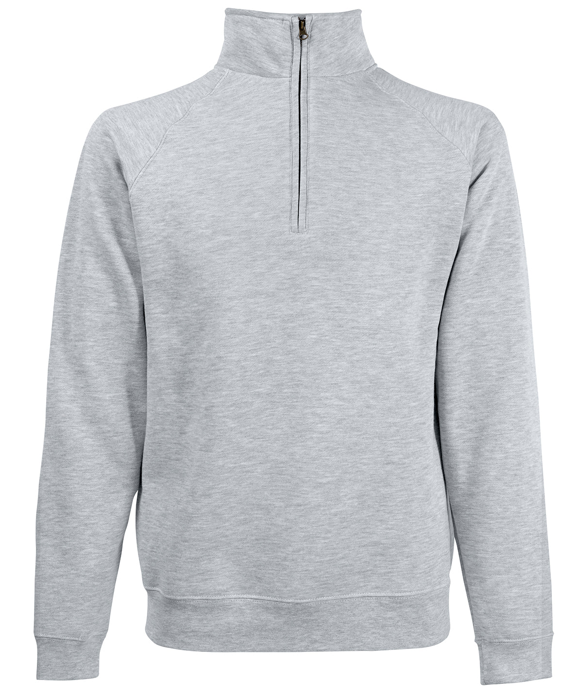 Fruit of the Loom Classic 80/20 zip neck sweatshirt