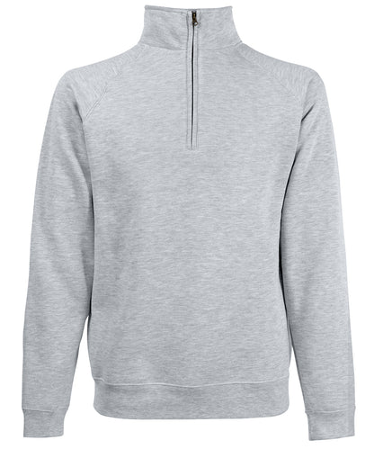 Fruit of the Loom Classic 80/20 zip neck sweatshirt