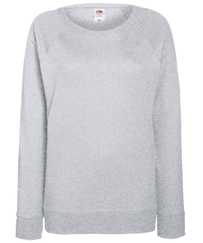 Fruit of the Loom Women's lightweight raglan sweatshirt