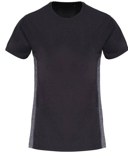Women's TriDri® contrast panel performance t-shirt