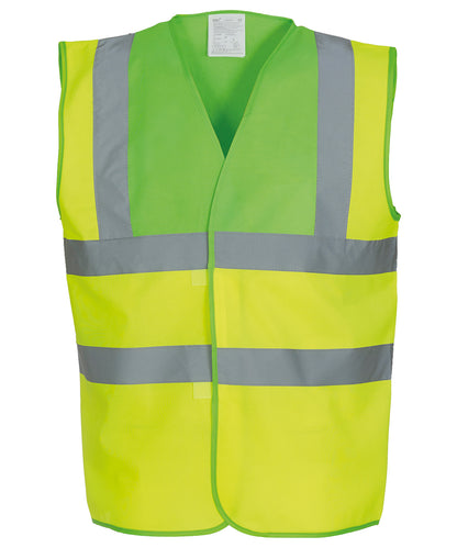 Yoko Hi-vis 2-band-and-braces waistcoat (HVW100)