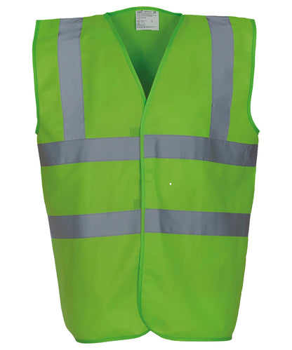 Yoko Hi-vis 2-band-and-braces waistcoat (HVW100)