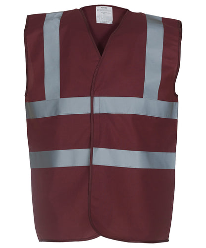 Yoko Hi-vis 2-band-and-braces waistcoat (HVW100)