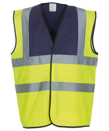 Yoko Hi-vis 2-band-and-braces waistcoat (HVW100)