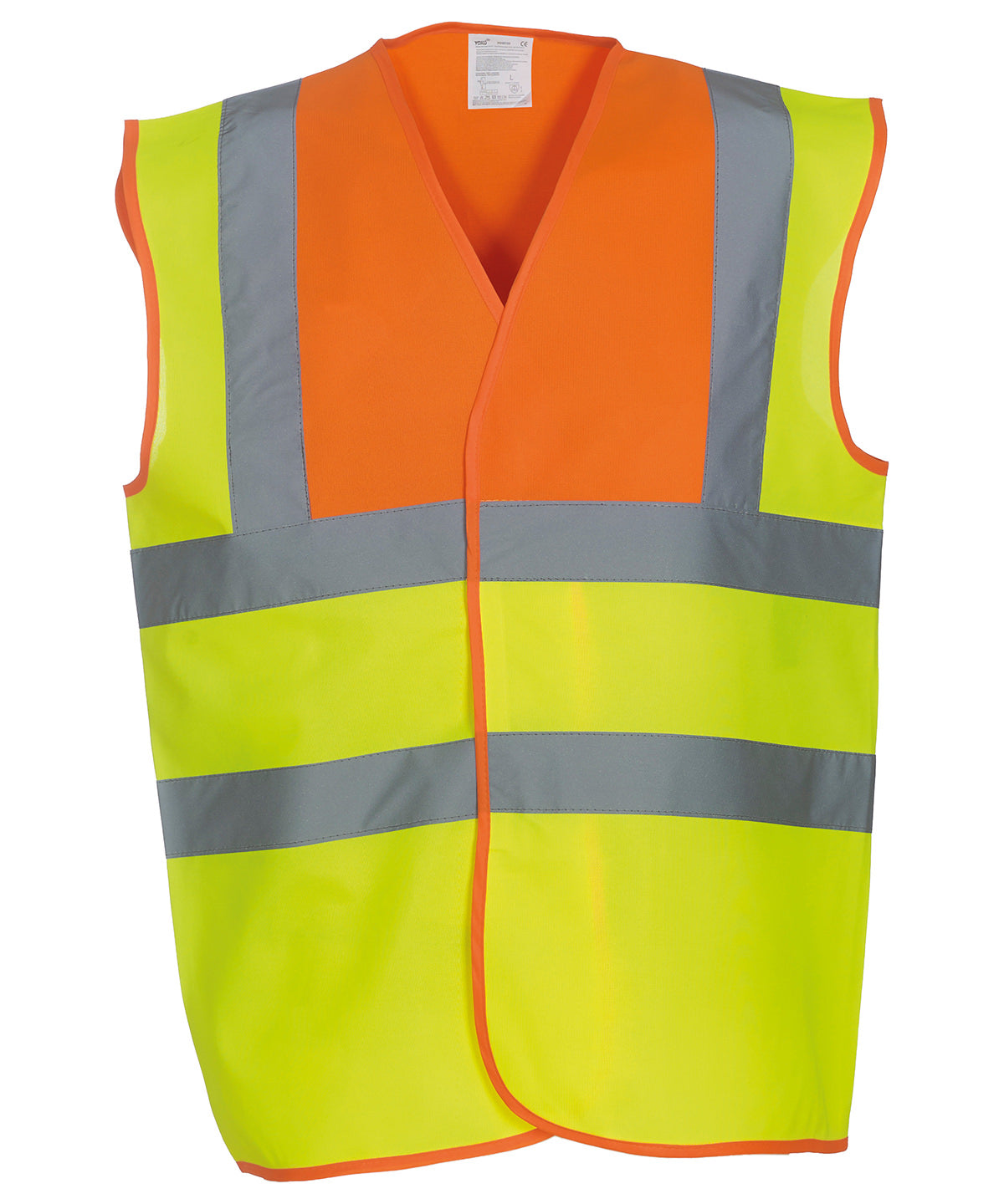 Yoko Hi-vis 2-band-and-braces waistcoat (HVW100)