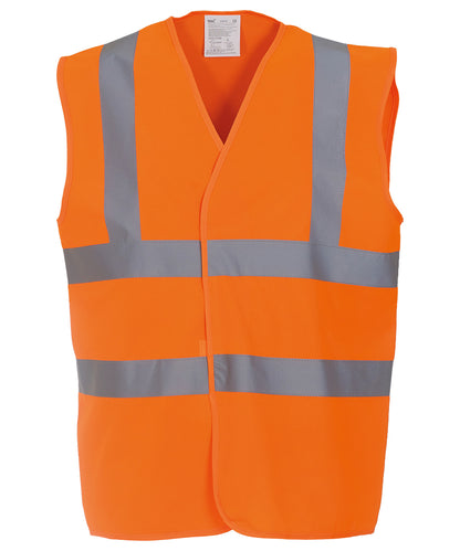 Yoko Hi-vis 2-band-and-braces waistcoat (HVW100)