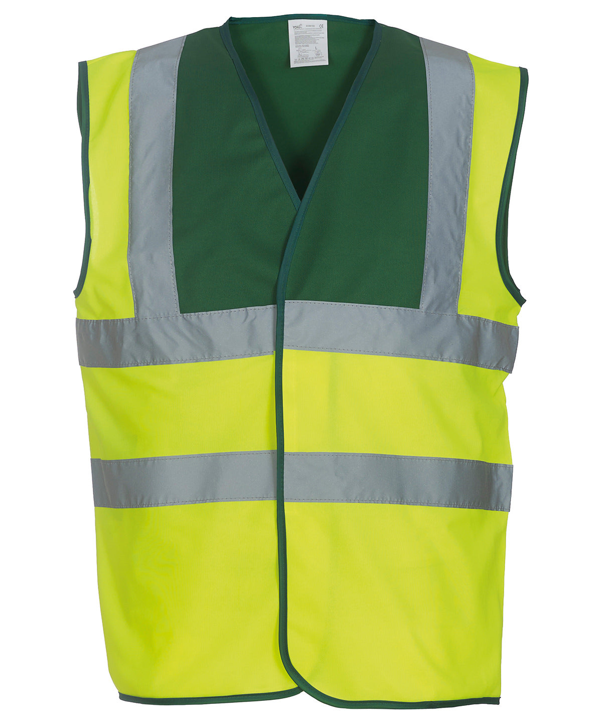 Yoko Hi-vis 2-band-and-braces waistcoat (HVW100)