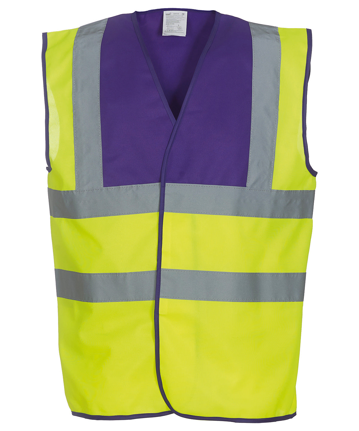 Yoko Hi-vis 2-band-and-braces waistcoat (HVW100)