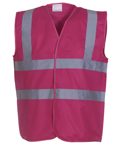 Yoko Hi-vis 2-band-and-braces waistcoat (HVW100)