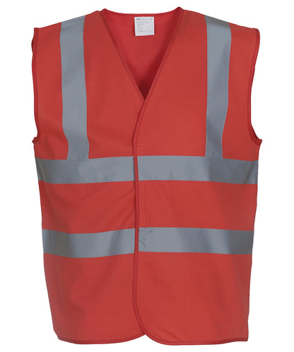 Yoko Hi-vis 2-band-and-braces waistcoat (HVW100)