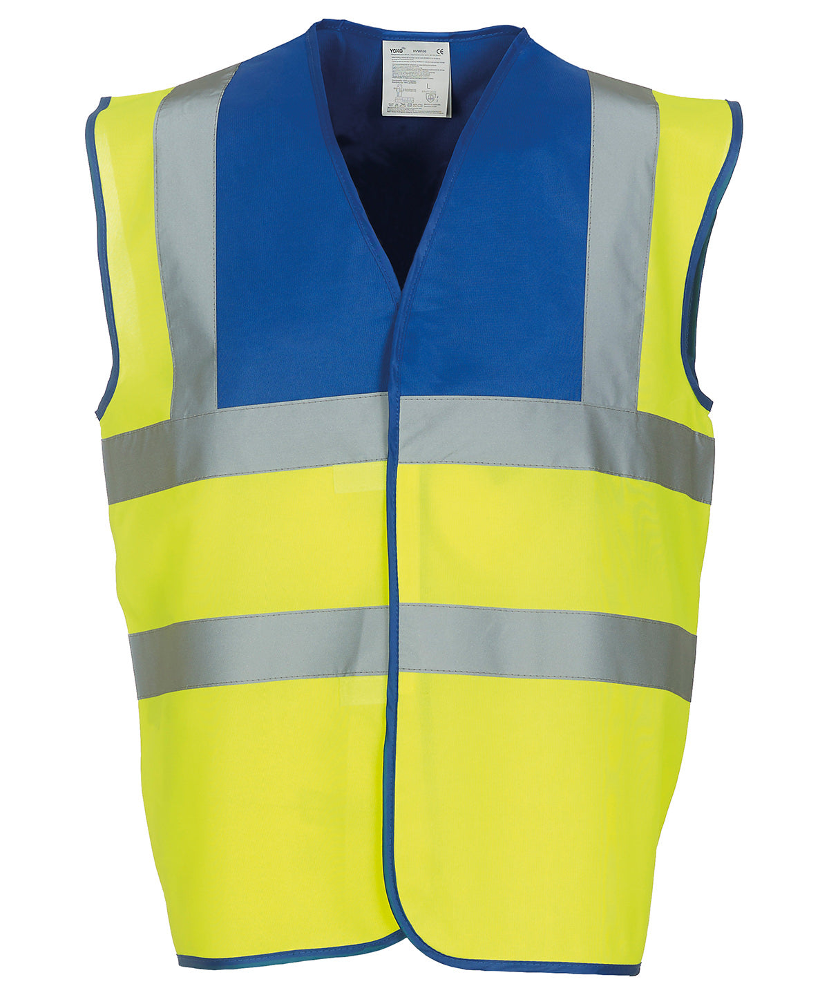 Yoko Hi-vis 2-band-and-braces waistcoat (HVW100)