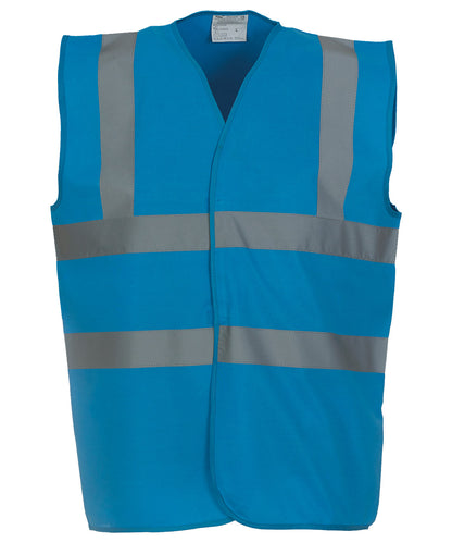 Yoko Hi-vis 2-band-and-braces waistcoat (HVW100)