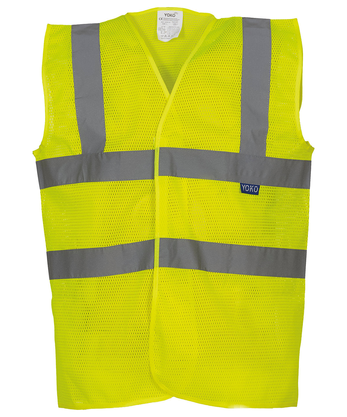 Yoko Top cool open mesh 2-band-and-braces waistcoat (HVW120)