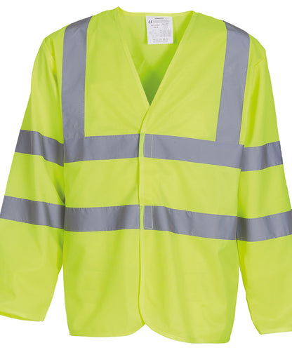 Yoko Hi-vis long sleeve waistcoat (HVJ200)