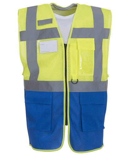 Yoko Hi-vis top cool open-mesh executive waistcoat (HVW820)