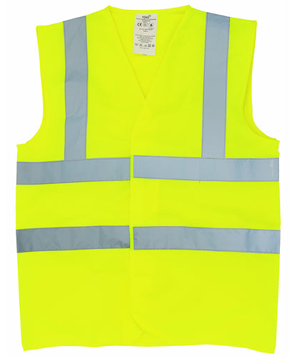 Yoko Flame-retardant hi-vis sleeveless waistcoat (HVW100FR)