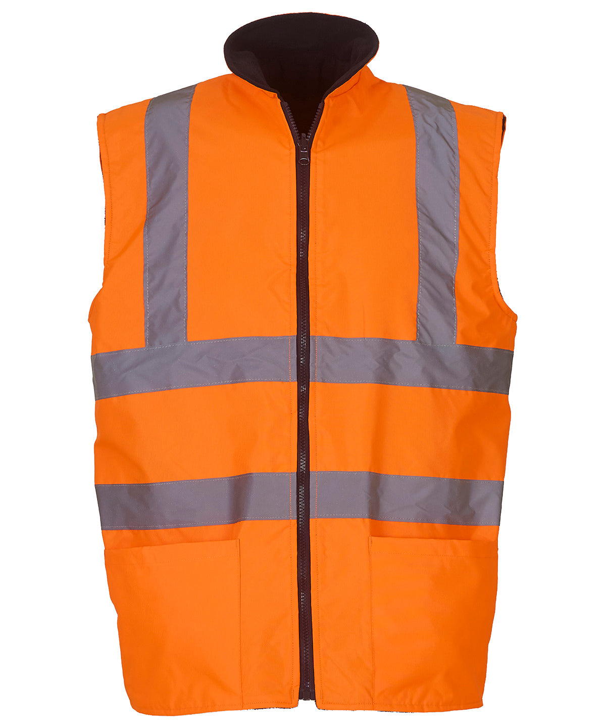 Yoko Hi-vis reversible fleece bodywarmer (HV008F)