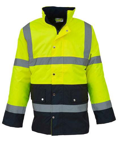 Yoko Hi-vis two-tone motorway jacket (HVP302)
