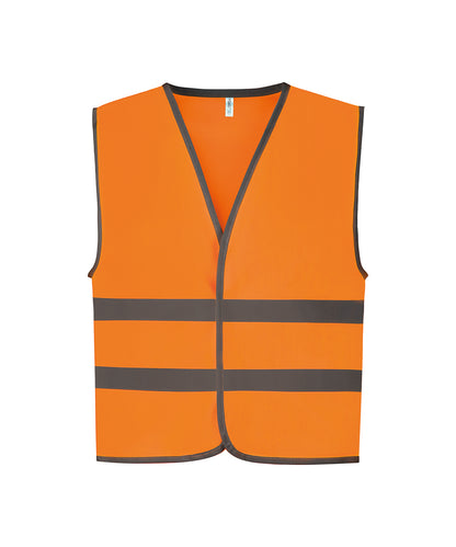 Yoko Hi-vis reflective border kids waistcoat (HVW102CH)