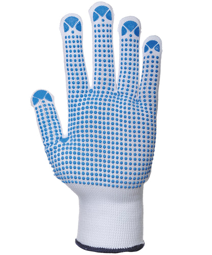 Portwest Nylon polka dot glove (A110)