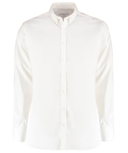 Kustom Kit Stretch Oxford shirt long-sleeved (slim fit)