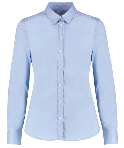 Kustom Kit Women's stretch Oxford shirt long-sleeved (tailored fit)