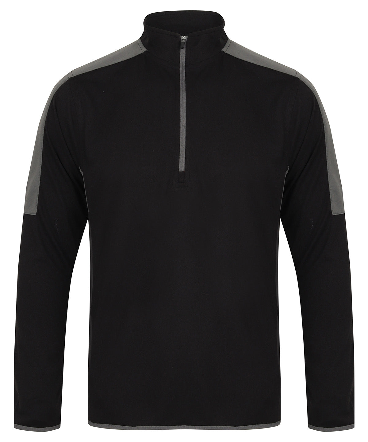 Finden & Hales ¼ zip mid-layer with contrast panelling