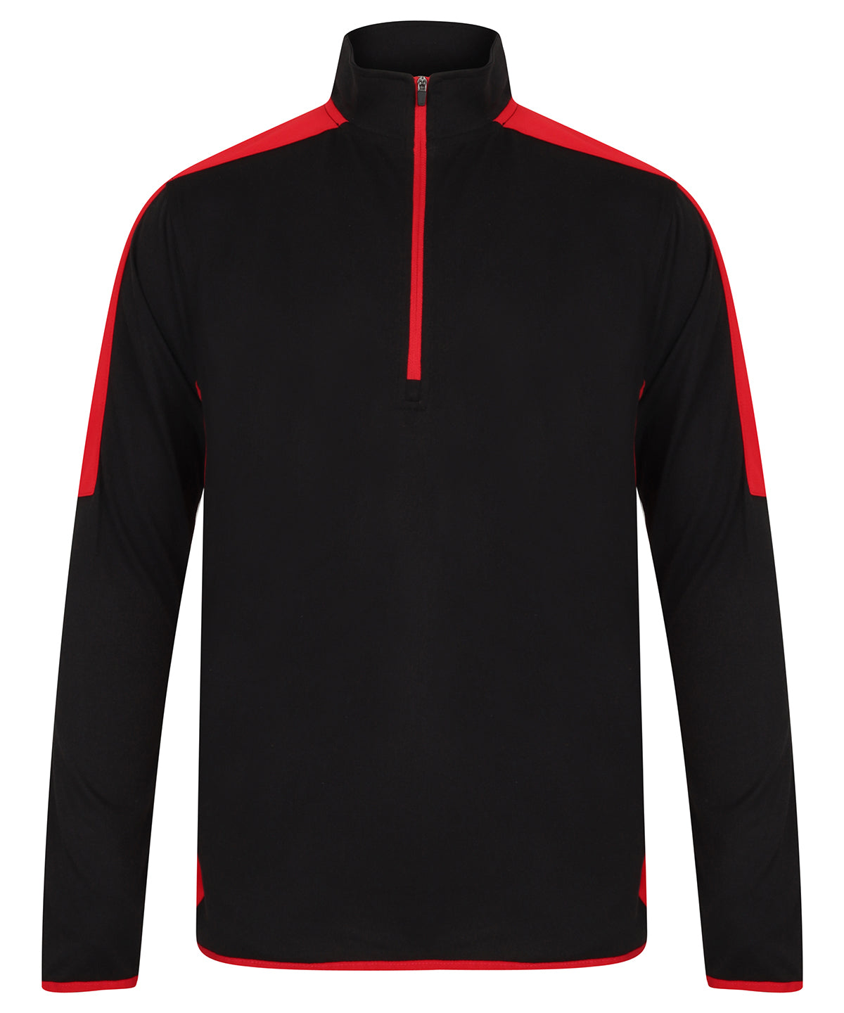 Finden & Hales ¼ zip mid-layer with contrast panelling