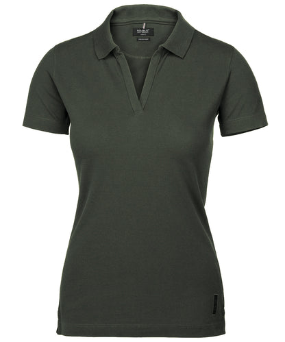 Nimbus Women’s Harvard v-neck – stretch deluxe polo