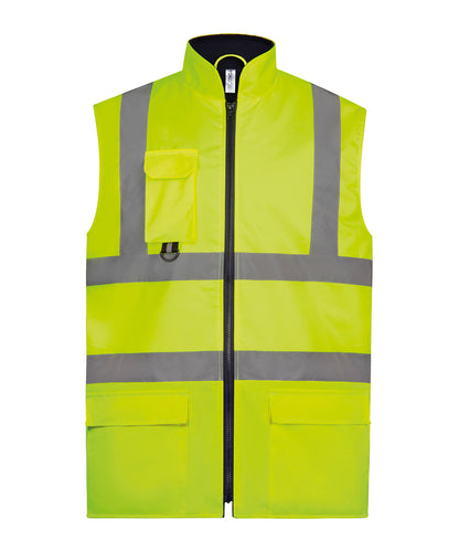 Yoko Hi-vis padded bodywarmer (HV005)
