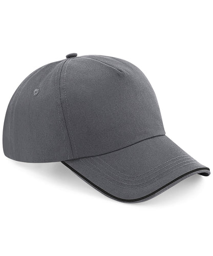 Beechfield Authentic 5-panel cap - piped peak