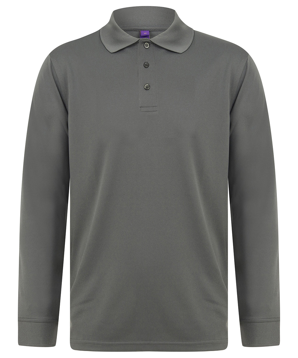 Henbury Long sleeve Coolplus® polo shirt
