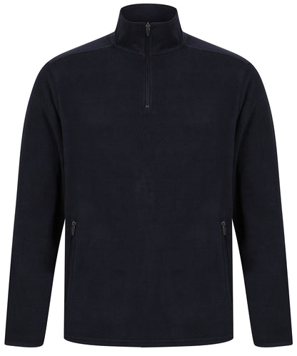Henbury ¼ zip microfleece jacket