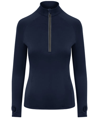 AWDis Just Cool Women's Cool Flex long half-zip top