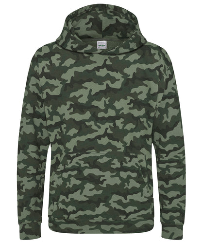 AWDis Just Hoods Kids camo hoodie