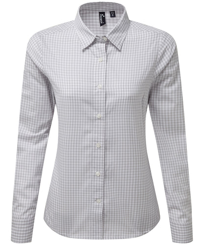 Premier Women's Maxton check long sleeve shirt