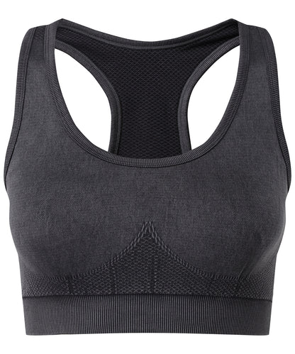 Tridri® seamless 3D fit" multi-sport sculpt bra top denim"