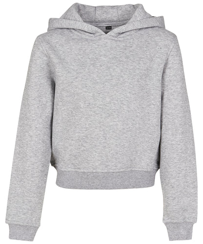 Build Your Brand Girls cropped sweat hoodie