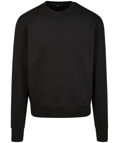 Build Your Brand Premium oversize crew neck