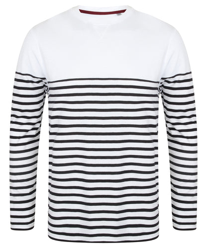 Front Row Long sleeve Breton striped T