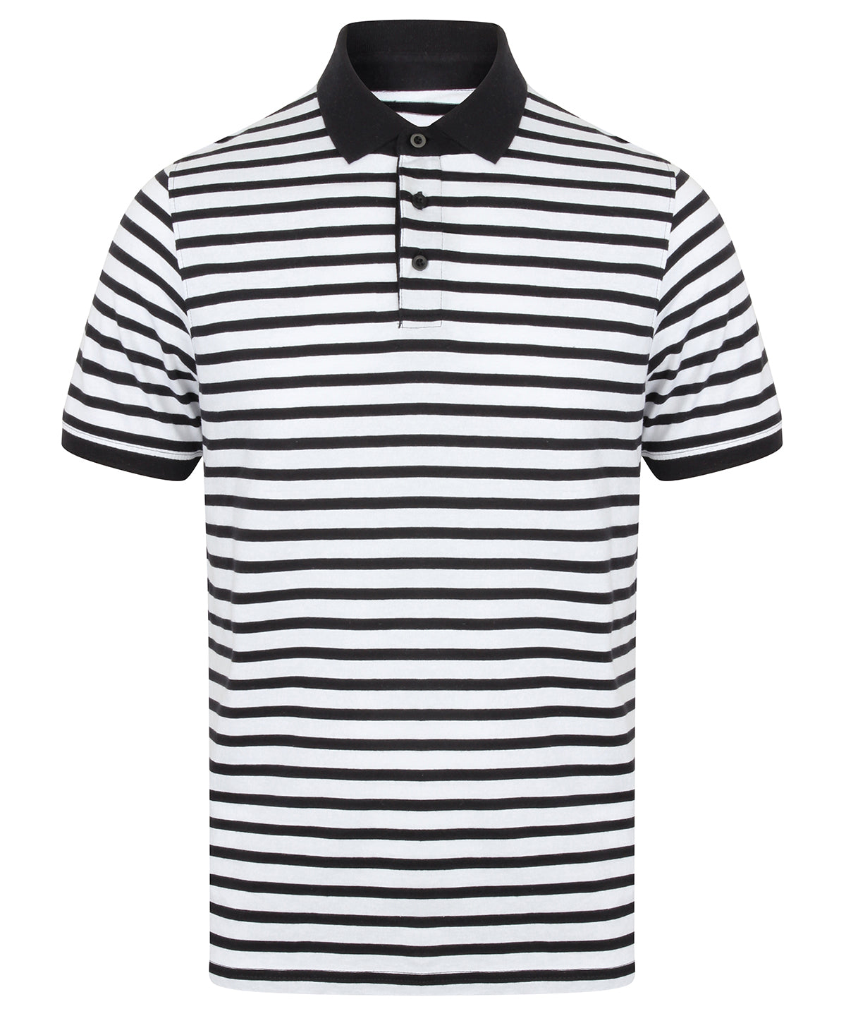 Front Row Striped Jersey polo shirt