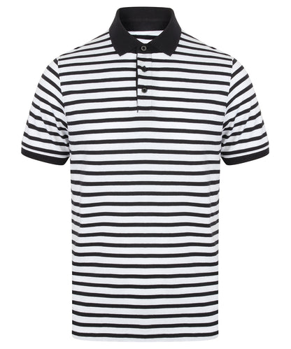 Front Row Striped Jersey polo shirt