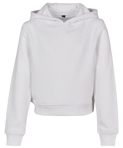 Build Your Brand Girls cropped sweat hoodie