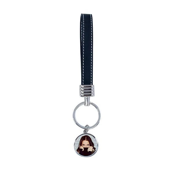 Round Wristlet Keyring