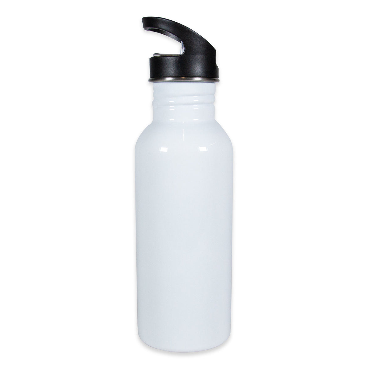 600ml Stainless Steel Water Bottle - White