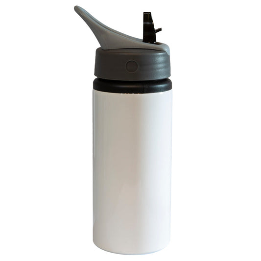 650ml Aluminium Water Bottle - White