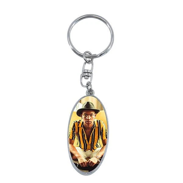 Oval Photo Keyring