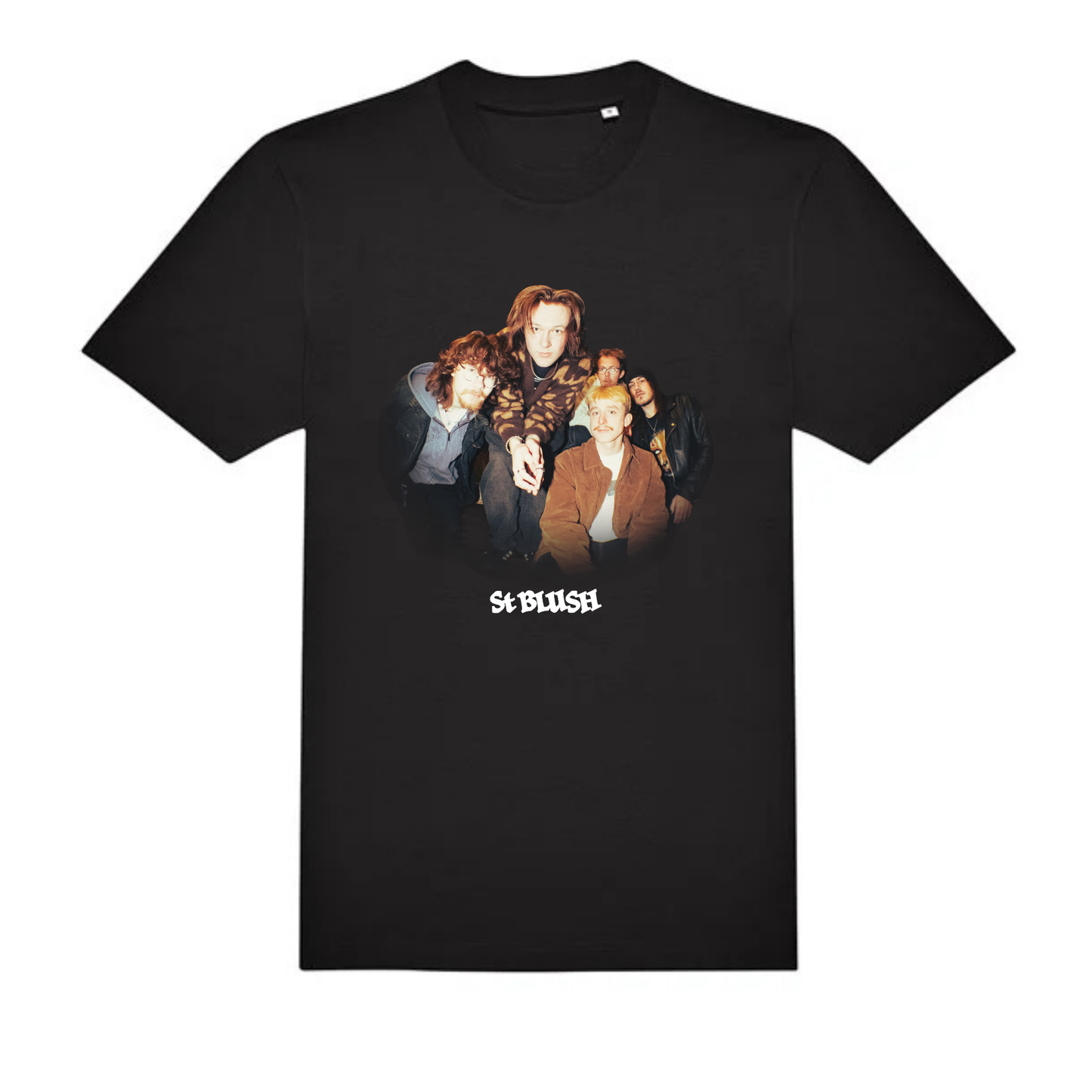 St Blush Portrait Photo T-Shirt (BLACK EDITION)